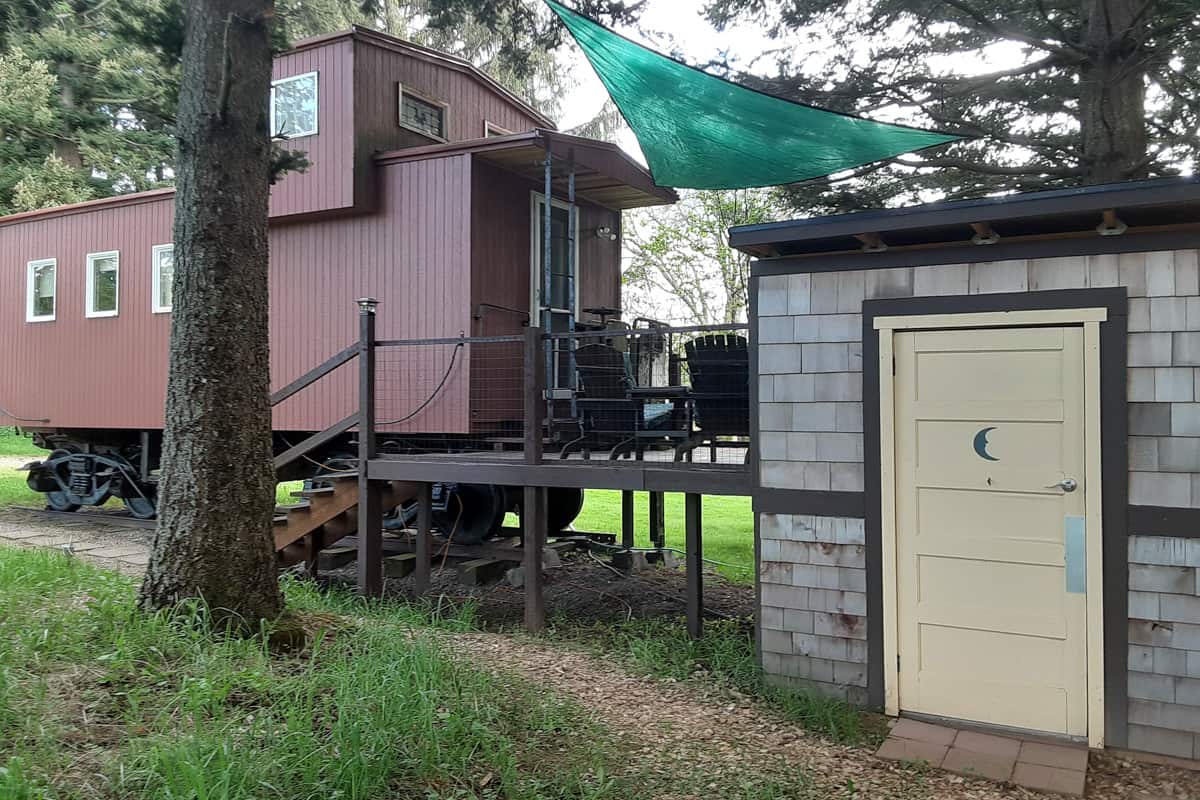Best Glamping in Oregon: 15 Top Treehouses, Domes, Yurts & More! 15 Little Red Caboose Glamping in Oregon