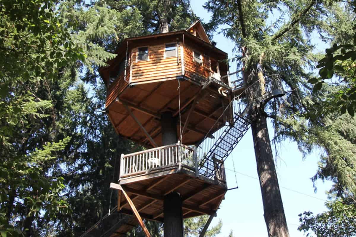 Best Glamping in Oregon: 15 Top Treehouses, Domes, Yurts & More! 6 Majestree Treehouse Glamping in Oregon