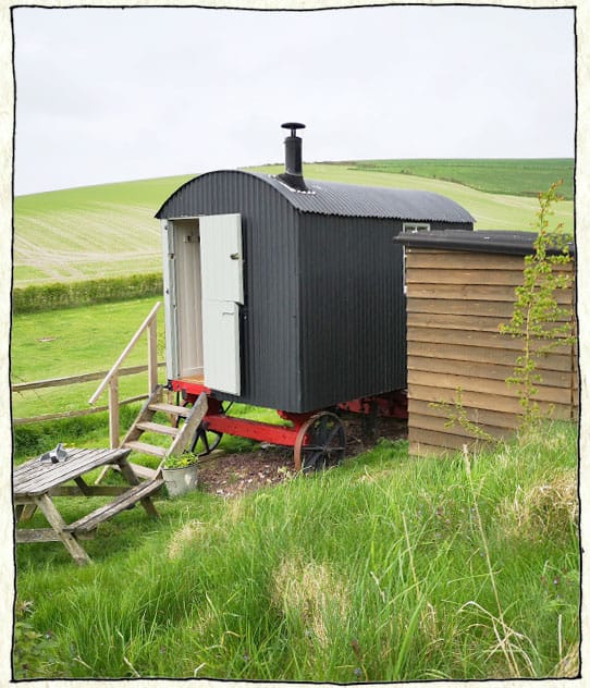 Shepherd's Hut Glamping Pod