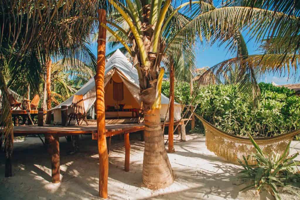 Nawal glamping concept tulum beautiful ocean beaches near me