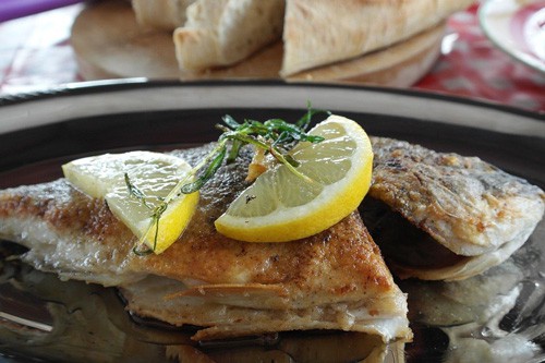 Arkansas pan fried bream with lemon