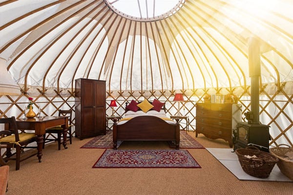 One of a Kind Glamping in Northumberland 12 Hadrian’s Wall Yurt Northumberland