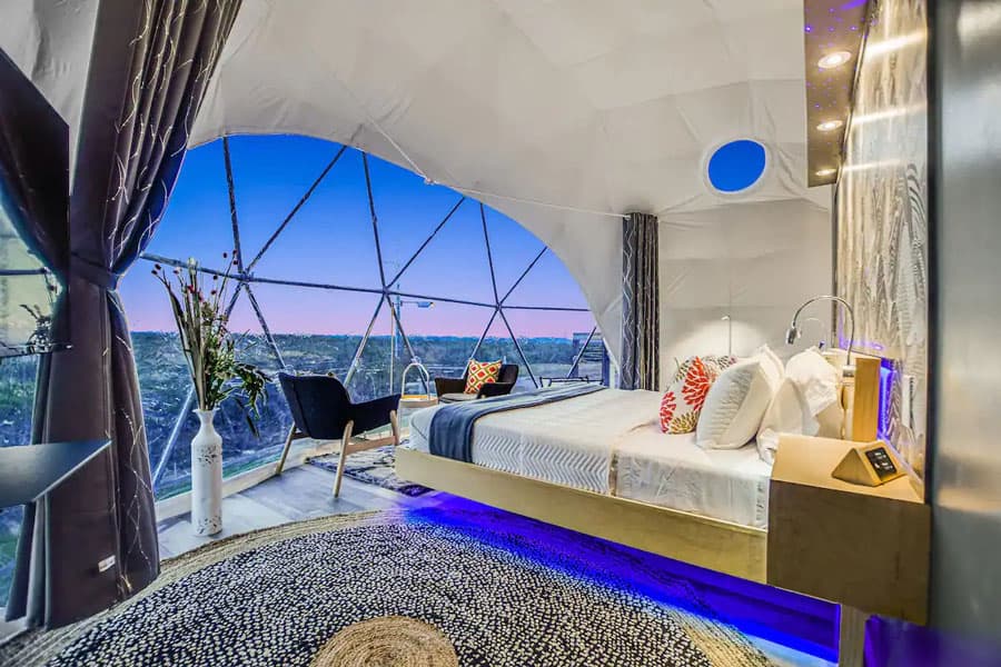 9 Spectacular Glamping in Texas Accommodations 7 Eco Glamping Pods Texas
